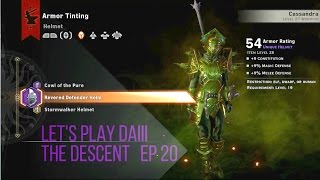 Lets Play Dragon Age The Descent Ep 20 Revered Defender Armor [upl. by Winstonn]