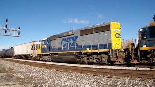 12 Trains In 5 Hours NonStop Rail Action in Lima Ohio CSX CFE IORY [upl. by Ennovi]