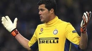 Julio Cesar ● Top 5 Best Saves ● HD [upl. by Ahsatniuq]