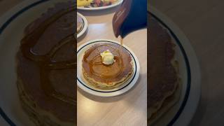 Unlimited ihop pancakesunlimited pancakes food shorts [upl. by Halika49]