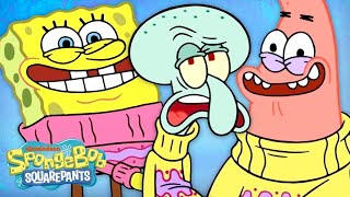 SpongeBobs Best Family Moments ❤️  50 Minute Compilation  SpongeBob [upl. by Assirhc]