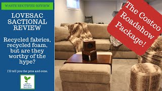 Lovesac Sactional Bundle Review Costco Roadshow Bundle [upl. by Battista]