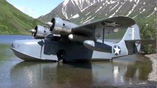 Grumman Goose N703 Crescent Lake Alaska July 92011 [upl. by Donna141]