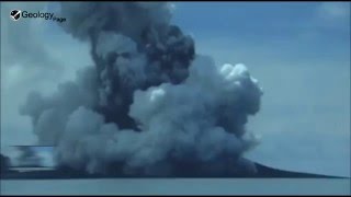 Underwater volcano erupts off Tonga 13 Jan 2015 [upl. by Aelegna]