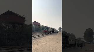 Train departure whistle pakraillive railway pakrail train automobile pakrails railroad [upl. by Malcah]