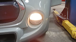 2015 MINI COOPER FRONT PARKING LIGHT BULB REPLACEMENT [upl. by Odravde]