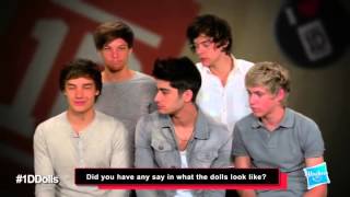 One Direction interview with Hasbro [upl. by Ahsinyd]