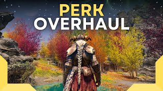 Skyrim PERK Overhaul Changes EVERYTHING  Skyrim Mod Showcase [upl. by Eugenides]