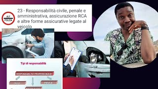 Patente b in pidgin Responsabilità civile Penale e Amministrativo [upl. by Anemolihp]