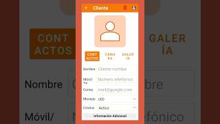 Cobrador App  Agregar clientes [upl. by Milissent]