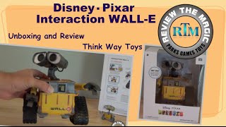 Disney Pixar Interaction WallE Thinking Toys UNBOXING REVIEW and PLAY EPIC WallE Robot [upl. by Nwahsad]