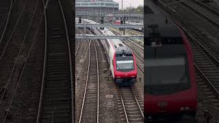 IC20202000 RE 460 pendel ausfahrt aus olten bahn swissrailway railway train [upl. by Smith]