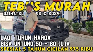 DAIHATSU TERIOS 2024 TURUN HARGA ‼️ REVIEW DAIHATSU TERIOS X 2024 TERBARU MOBIL 50 JUTAAN [upl. by Ramgad421]