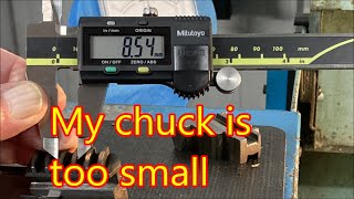 One setup Part 1 100mm TOS chuck vs 46 OD acetal Hercus PC200 cnc lathe [upl. by Timothy]