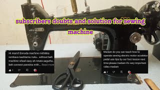 Sewing Machine Wheel Wont Turn Easy Fix for Jammed Sewing Machine💡for subscribe doubt sewing [upl. by Sicular]