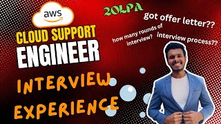 AWS Cloud Support Engineer Interview Experience  Hiring Process  Technical Round  2024 [upl. by Yleoj]