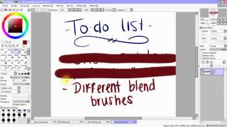 Paint Tool Sai Tutorial  Stroke Stabilizer [upl. by Hallee]