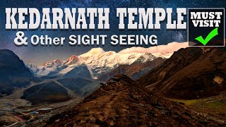 kedarnath temple ll Sight seeing near kedarnath temple MUST VISIT ✅ [upl. by Dorree705]