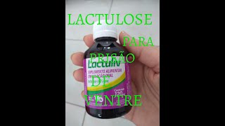 LACTULOSE PARA PRISÃO DE VENTRE [upl. by Amand754]