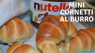 MINI CORNETTI AL BURRO [upl. by Ellak]