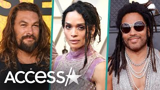 Jason Momoa Comments On Pic Of Lenny Kravitz Kissing Lisa Bonet’s Cheek [upl. by Herc51]