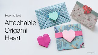 How to fold Easy Origami Heart for Any Paper Fold with Flap [upl. by Bernstein]