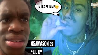 I HOPE “LIL O” OKAY💔 Osamason  popstar Official Music Video REACTION [upl. by Lennad]