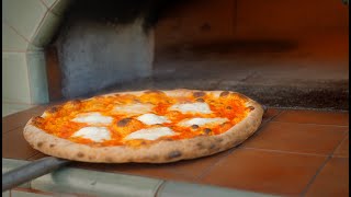 Ep 12 Pt 4 Making Pizza in the Wood Fired Oven [upl. by Ronyam388]