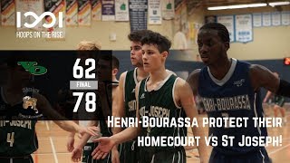 HB protect their homecourt vs StJoseph  HenriBourassa vs Séminaire StJoseph  December 15 2018 [upl. by Maud293]