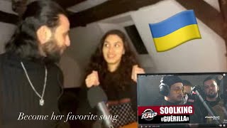 ukrainian fascinating REACTE To soolking guerilla reaction couple toxicpartner [upl. by Nnylaj282]