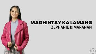 MAGHINTAY KA LAMANG  ZEPHANIE DIMARANAN Idol Philippines [upl. by Rapp]