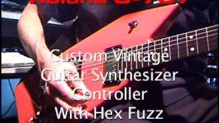 Roland G707 Vintage Guitar with Hex Fuzz Upgrade [upl. by Rugen257]