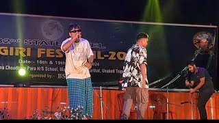 oh furi go sing 🎶 in fmbruofficial6511 32nd state level hojagiri festival 2024 [upl. by Trisha]