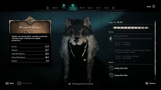 Assassins Creed Valhalla  Redas Shop 20231228  Werewolf Helmet Mythical Helmet [upl. by Etterrag]