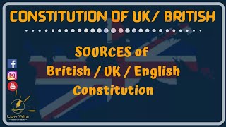 Sources Of BritishUK Constitution  English Constitution  Law Wits [upl. by Croteau]