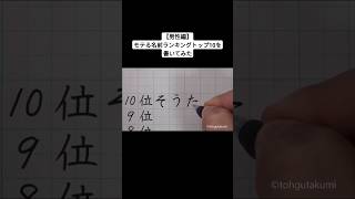 【男性編】モテる名前ランキングトップ10を書いてみた [upl. by Merline413]