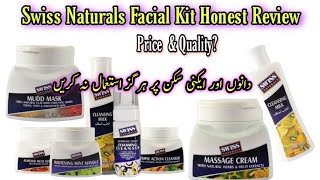 Swiss Natural Facial Kit Review  Affordable Facial Kit  How to do Facial At Home [upl. by Alena]