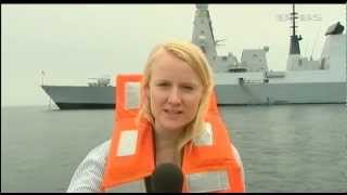 HMS Dauntless arrives in Africa 010612 [upl. by Murtha]