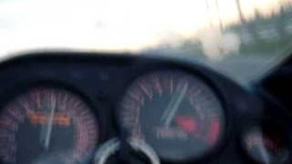 Top Speed ZZR 1100 295kph [upl. by Eceerahs]