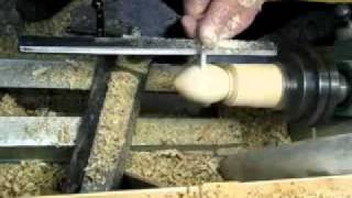 Woodturning a egg [upl. by Cicely]