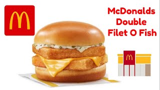 McDonald’s® Double Filet O Fish food review foodie [upl. by Tawnya]