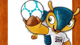 Desenhando Mascote da COPA Fuléco [upl. by Adigun]