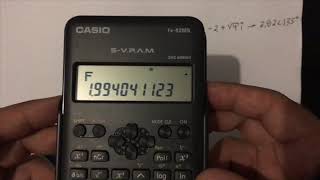 Numeros complejos Calculadora Casio fx 82MS [upl. by Eem547]