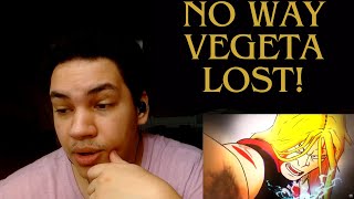 Death Battle Reaction Thor VS Vegeta Marvel vs Dragonball [upl. by Rahs349]