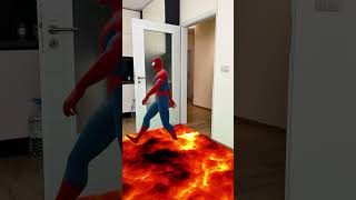 floor is lava Spider Man Venom Batman Game Overshots [upl. by Germain974]