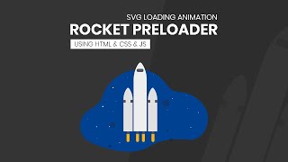 Awesome Loading Animation Using HTML amp CSS amp JS  SVG Preloader Tutorial [upl. by Ericksen]