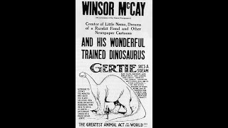 Gertie the Dinosaur 1914 Winsor McCay American Film Cartoon [upl. by Burlie]