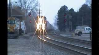 Fostoria Ohio Trains  1212012 Part 1 [upl. by Hoppe124]