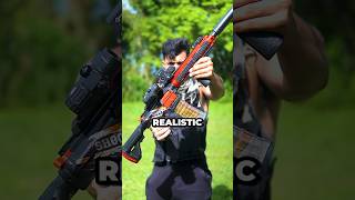 Realistic Nerf Gun vs Realistic Gel Blaster [upl. by Raybin]