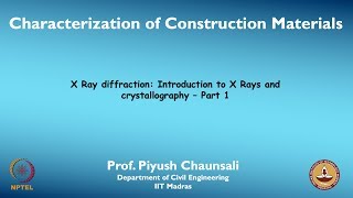 X Ray diffraction Introduction to X Rays and crystallography  Part 1 [upl. by Ert656]